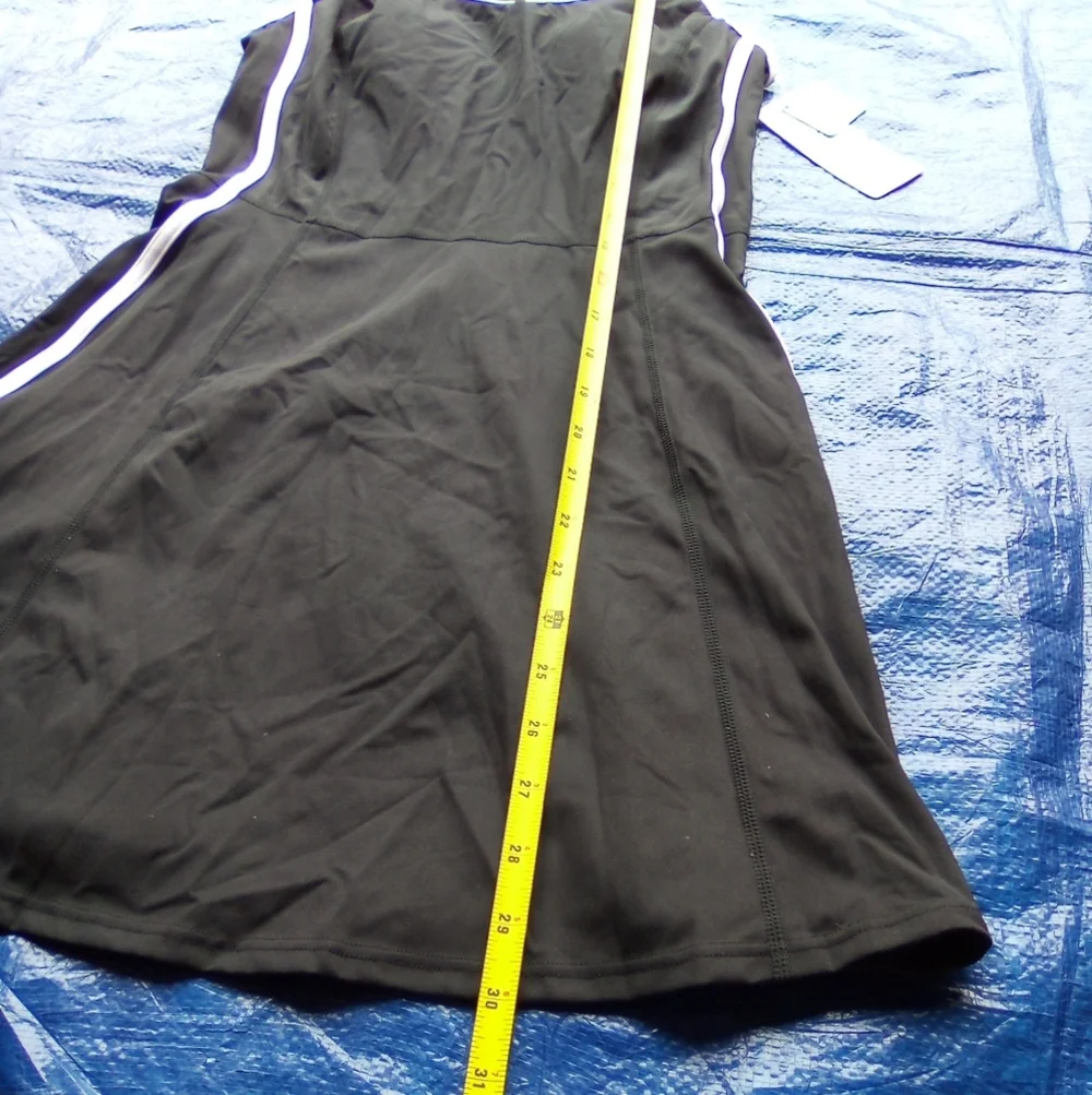 ATTRACO Black Dress with White Trim - Picture 5 of 8